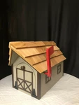 Amish Homemade Handmade Handcrafted Rural Mailbox Usps Clay / Brown Trim. Fixed Price $129.99.