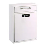 Adiroffice ALHI63104WHIKC Large Secure Drop Wall Mounted Locking Mail Box.... Fixed Price $112.34.