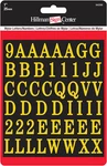 Hillman 842266, 1" Gold / Black Letters & Numbers Kit (square Cut). Fixed Price $9.20.