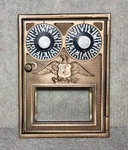 Antique Usps Office Box Postal Door With Glass And Combination. Fixed Price $21.00.