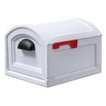 Mailbox Xl Usps T4 Sized Post-mount Classic White Resin Magnetic Closure Flags. Fixed Price $86.24.