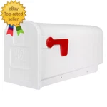 Parsons White, Medium, Plastic, Post Mount Mailbox. Fixed Price $21.99.