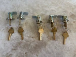 Standard Locks-replacement Salsbury Aluminum Mailbox DOOR,2 Keys Per 5PACK. Fixed Price $115.00.