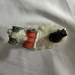 Christmas Snowy Mailbox Post Dog Resin Figurine Glittered 3D Effect. Fixed Price $8.00.