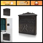 Wall Mount Locking Mailbox Large Capacity Rust Proof Aluminum Outdoor Postbox. Fixed Price $135.99.