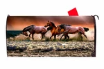 Horses 3 Vinyl Magnetic Mailbox Cover Made The Usa. Fixed Price $16.99.