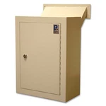 Protex Wall Drop Box With Adjustable Chute Keyed Lock 12" 16" Beige. Fixed Price $252.20.