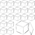 Tuanse 80 Pcs Acrylic Box With Lid Clear Small Plastic Square Cube. Fixed Price $83.93.