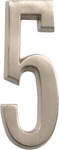 Hillman Distinctions 4-IN. Adhesive Nickel House Number 5. Fixed Price $11.00.