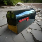 Architectural Mailboxes Elite Black, Large, Steel, Post Mount (E1600BAM). Fixed Price $28.00.