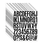 10 Sheets 500 Pcs Vinyl Letter STICKERS,2 Inch Self-adhesive Alphabet Numbers.... Fixed Price $14.56.