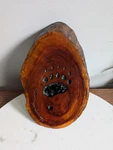 Rustic Bear Paw Wood Plaque Live Edge Log Slice Cabin Wall Decor Handmade. Fixed Price $26.66.