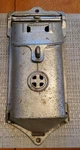 Antique Griswold Cast Iron Wall Mailbox Peep Hole, Double Flip Erie Pa 105 106A. Fixed Price $99.00.