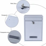 Wall-mount Security Lockable Door Newspaper Letter Drop. Fixed Price $27.61.