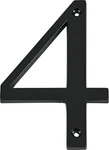 Distinctions 843144 House 4, Black Zinc Flush Mount Address Number, Mo.... Fixed Price $14.82.