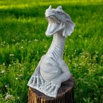 Stone Dragon Sculpture Garden Statue Outdoor Yard Art 13IN Lawn Decor Figurine. Fixed Price $102.00.