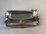 Antique Brass Letter Box Plate Door Mail Slot Flap Knocker Art Deco / Mcm. Fixed Price $27.50.