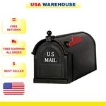Postal Pro Mount Black Plastic Large Mailbox. Fixed Price $23.92.