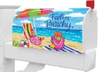Feelin' Beachy Mailbox Makeover Cover Standard Size. Fixed Price $17.00.