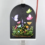 Mailbox Magnet Partial Cover, Custom Wildflowers With Address Or Name. Fixed Price $10.25.
