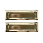 Solid Steel Gold Color With Spring Flap Mail Slot Fits To Most Doors Oute.... Fixed Price $62.15.