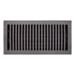 Signature Hardware 6" X 10" Oil Rubbed Bronze Brass Floor Register HSL-610-ORB. Fixed Price $30.00.