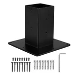 Black Mailbox Post Base Plate Mounting Bracket - No Wood Required 4X4. Fixed Price $74.97.