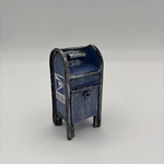 Miniature Usps Mailbox Postal Blue Display Diorama Scenery. Fixed Price $9.99.