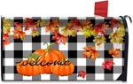 Welcome Fall Mailbox Covers Magnetic Standard Size 18" 21" Autumn Pumpkin. Fixed Price $15.28.