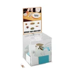 Safco 4234CL Collection Box,large,acrylic,clear 619U16. Fixed Price $142.43.