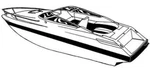 7.6OZ Styled To Fit Boat Cover Formula F-200 I/o 1973. Fixed Price $572.89.