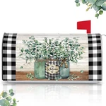 Tiamon Summer Eucalyptus Jar Mailbox Covers Magnetic As Shown In The Figure. Fixed Price $12.64.