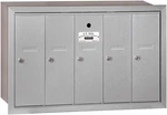 Vertical 5-DOOR Recessed Mailbox With Usps Access Durable Aluminum Design. Fixed Price $899.99.
