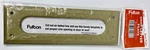 Fulton Drop Letter Brass Finish B-166 Large 8" X 1/2", Template Enclosed. Fixed Price $21.22.