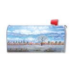 Seasons Field With Tree Winter Mailbox Cover Magnet. Fixed Price $18.49.