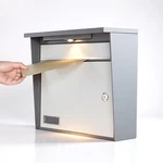 Solar Wall Mount Mailbox For Outside - Auto Light At Dusk, Large Locking (13 .... Fixed Price $95.19.