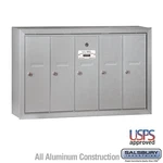 Salsbury Vertical Mailbox - 5 Doors Aluminum Surface Mounted Usps Access. Fixed Price $725.65.