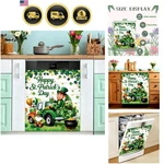 St Patricks Day Dishwasher Magnet Cover Lucky Shamrocks Clover Mag.... Fixed Price $43.99.