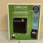 Gibraltar Vertical Galvanized Steel Wallmounted Black Lockable Mailbox THVKB0001. Fixed Price $22.99.