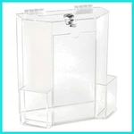 Donation Collection Office Suggestion Acrylic Ballot Box 9 8 Inch With Disp.... Fixed Price $59.36.