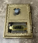 Brass Mailbox Door Combination Salsbury Industries 3.5" 1 Unlocked. Fixed Price $19.99.