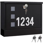 Land Voi Locking Mailbox Wall Mounted, Metal Postbox With Three Sets Of .... Fixed Price $58.32.