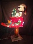 32" Peanuts Snoopy &woodstock Mailbox Outdoor Christmas Decor Lights. Fixed Price $67.79.