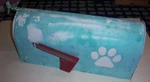 Fulton Corporation Illinois Large Metal Rural 18X9X7 Us Mailbox W/flag. Fixed Price $15.00.
