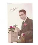 SE1525 Gay Related Man Post Letter Vintage Mail Box Rppc Hand.col. Fixed Price $9.00.