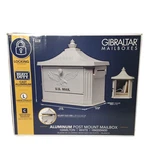 Gibraltar Hamilton Premium Large Locking Aluminum Post Mount Mailbox White New. Fixed Price $74.95.