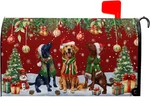 Christmas Dog Tree Mailbox Magnetic Winter Xmas Snowman Sta. Fixed Price $24.60.