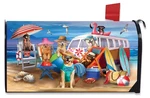 Briarwood Lane Dog Days Beach Mailbox Cover. Fixed Price $15.95.