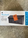 Architectural Mailboxes 2689B-10 Wayland Wall-mounted Mailbox, Steel, Black. Fixed Price $31.00.
