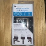 Adapter Plate Architectural Mailboxes 4" Black New. Fixed Price $10.00.